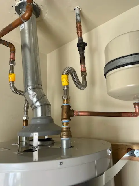 Water heater installation and plumbing repair in Pendleton